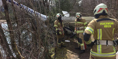 Zwei Verletzte bei Motorflieger-Absturz in Tirol