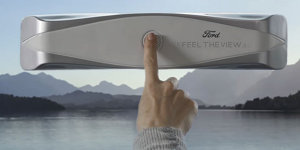 Geniales Autofenster für blinde Mitfahrer