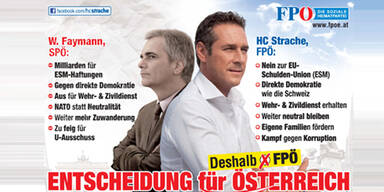 FPÖ SPÖ Strache Faymann