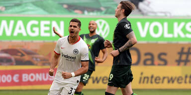 2:1 in Wolfsburg: Frankfurt mit wichtigem Dreier im Tabellenkeller