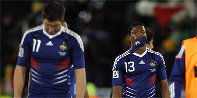 Frankreich sperrt alle WM-Kicker