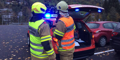 Wanderunfall Suchaktion Feuerwehr