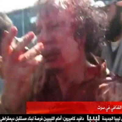 Die letzten Minuten in Gaddafis Leben