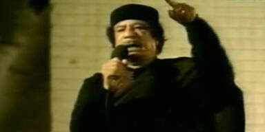 Gaddafis 1. TV-Auftritt seit zwei Wochen
