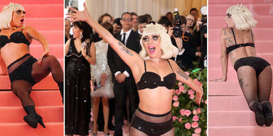 Met-Gala: Lady Gaga strippt am Red Carpet