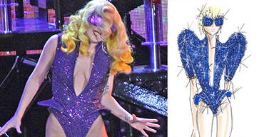 Lady Gagas schrille Looks made by Armani