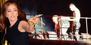 Lady Gaga kotzt die Bühne voll
