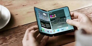Samsung zeigte sein faltbares Smartphone