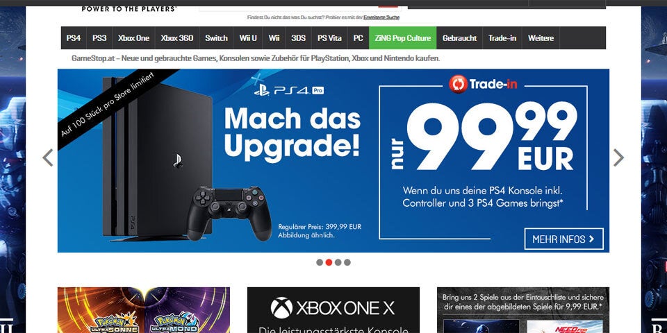 Neue PS4 Pro (1TB) um unglaubliche 100 Euro