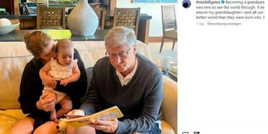 Bill Gates postete Bild von sich mit Enkelin Leila und seiner Tochter Jennifer.