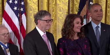 Bill Gates und seine Frau
