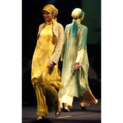 Muslimische Modeschau in Jakarta