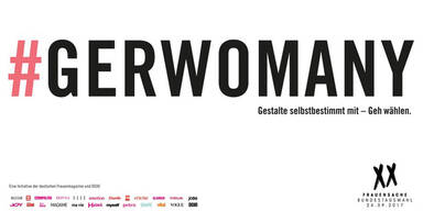 Deutsche Frauen-Magazine rufen zum Wählen auf