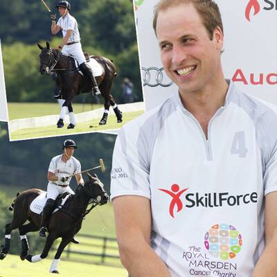 Prinz William: Polo-Turnier ohne Kate & George
