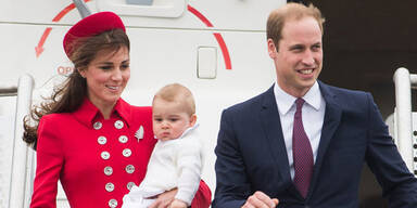 Kate & Will mit Baby George in Neuseeland