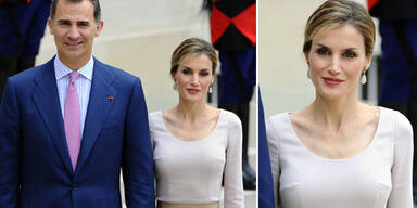 Königin Letizia & König Felipe in Paris