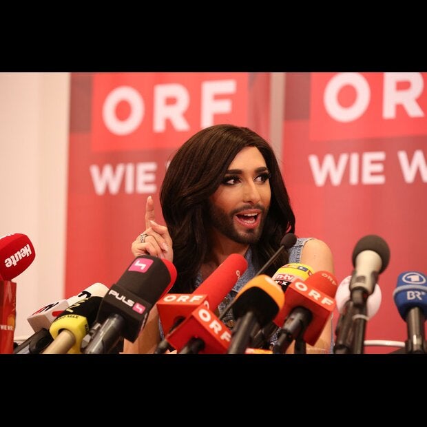 So jubelnd wurde Conchita Wurst empfangen