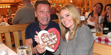 Arnold Schwarzenegger am Münchner Oktoberfest