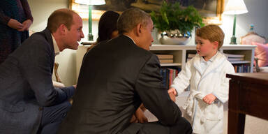 Prinz George & Präsident Obama