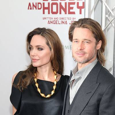 Jolie mit Schwiegereltern auf Premiere