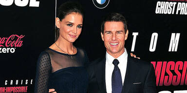Tom Cruise mit Katie Holmes