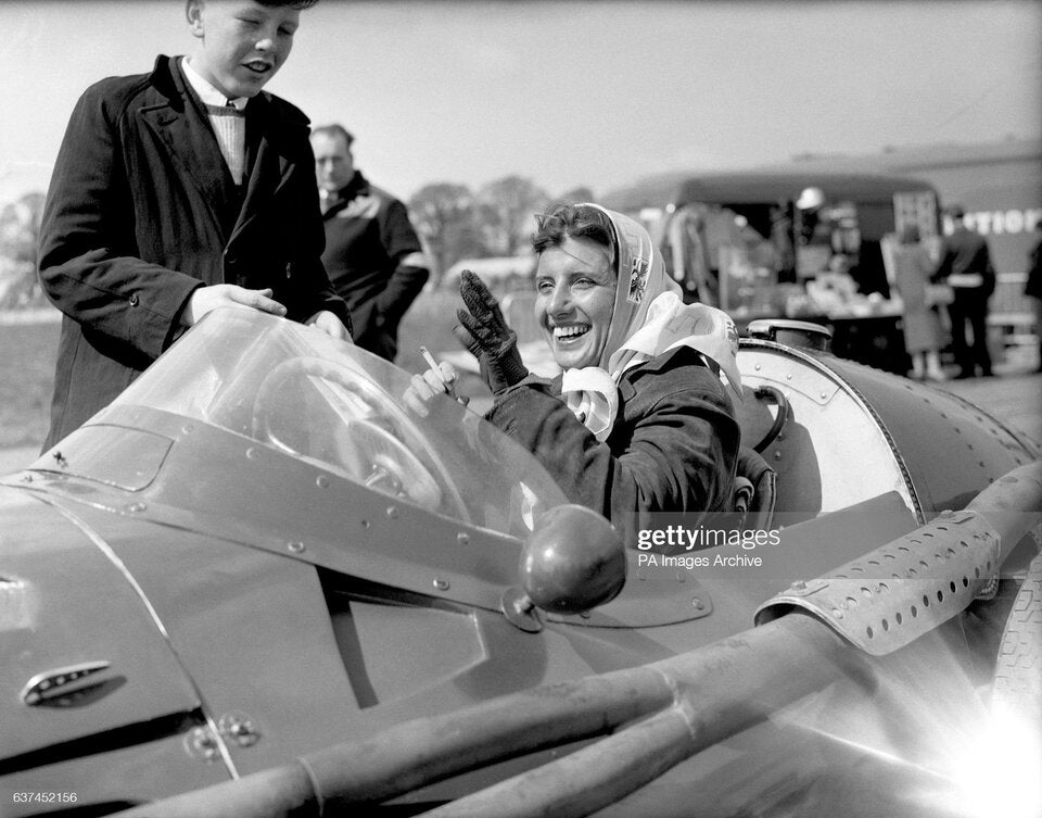 Erste Rennfahrerin: Maria Teresa de Filippis ging 1958 in Belgien als erste Frau an den Start.