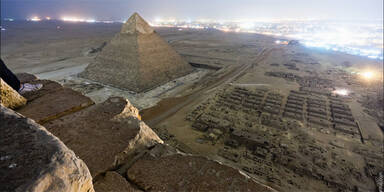 Skywalker besteigen Pyramiden von Gizeh