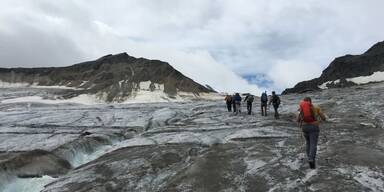 Wildspitze gletscherspalte