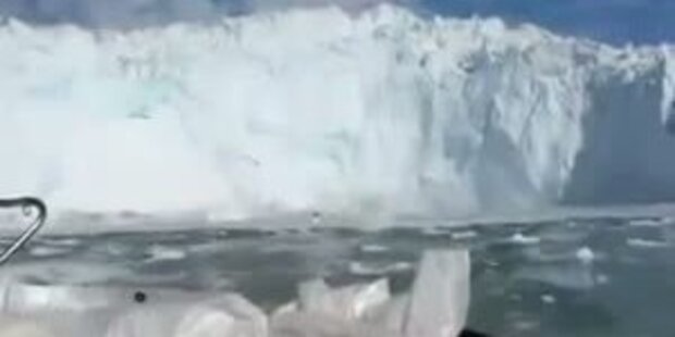 Gletscher-Abbruch verursacht Flutwelle