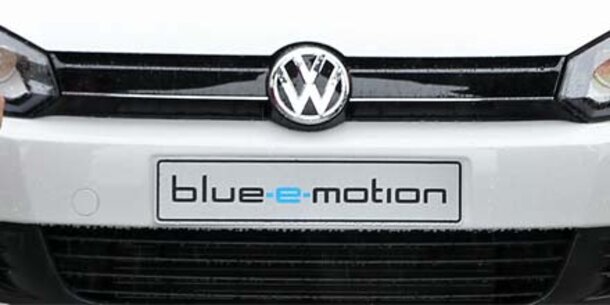Alle Infos vom VW Golf  "blue-e-motion"