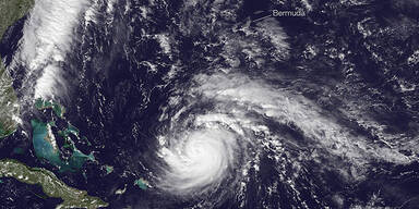 Hurrikan wütet über den Bermuda-Inseln