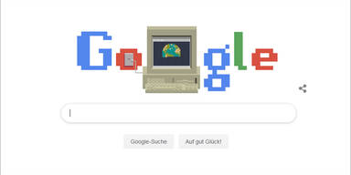 Cooles Google-Doodle und erste Homepage online