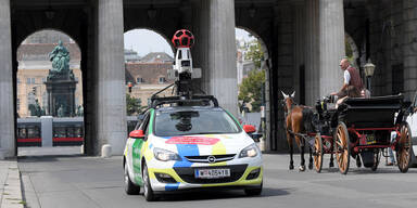 Hier fährt Googles Street-View-Auto durch Wien