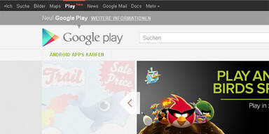 Google Play ab sofort in der Navi-Leiste