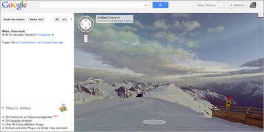 Ab auf unsere Skipisten - mit Google Maps!