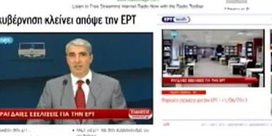 Griechen schließen staatlichen Rundfunk