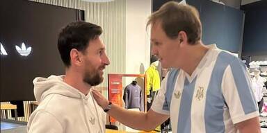 Lionel Messi und Björn Gulden