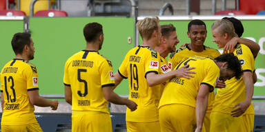 1:0 in Düsseldorf: Haaland wahrt Titel-Chance für Dortmund