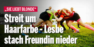 Streit um Haarfarbe - Lesbe stach Freundin nieder