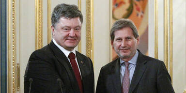 EU-Kommissar Hahn vermittelt in Kiew