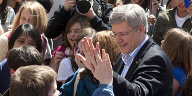 Konservative feiern Wahlsieg in Kanada