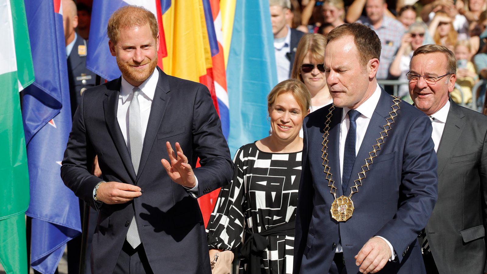 Prince Harry Arrives in Düsseldorf for the Invictus Games