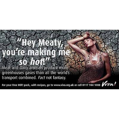 Heather Mills in Vegetarierkampagne...
