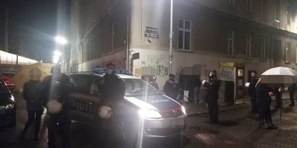 Polizei räumt von Aktivisten besetztes Haus in Wien-Landstraße