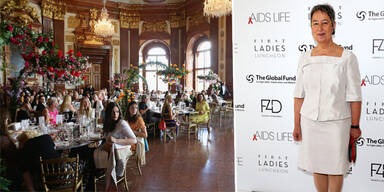 Stargäste beim First Ladies Luncheon im Belvedere