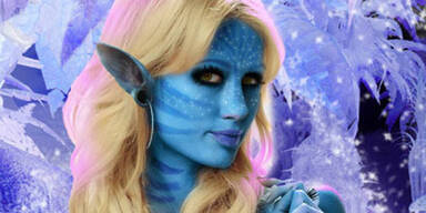 Paris Hilton zeigt sich als Avatar Na'vi