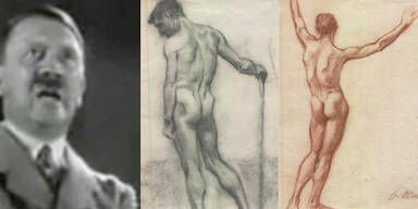 Hitler malte nackte Männer-Hintern