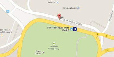 Google Maps zeigt Adolf-Hitler-Platz