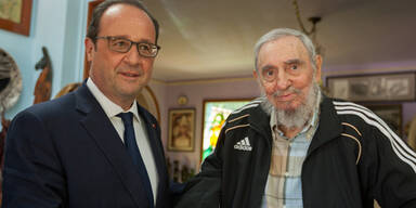 Hollande traf Castro-Brüder 