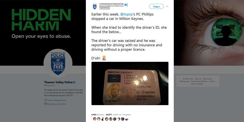 Polizei zog